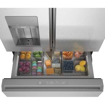 Cafe Modern Glass Series 36 Inch Smart Freestanding 4 Door French Door Refrigerator — thumbnail 24