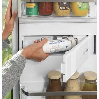 Cafe Modern Glass Series 36 Inch Smart Freestanding 4 Door French Door Refrigerator — thumbnail 30