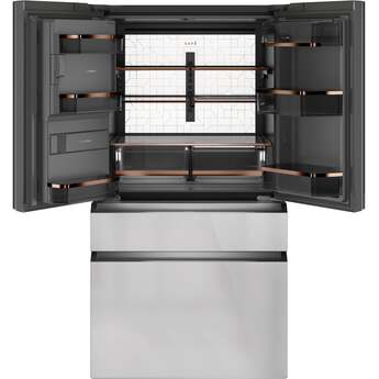 Cafe Modern Glass Series 36 Inch Smart Freestanding 4 Door French Door Refrigerator — thumbnail 38