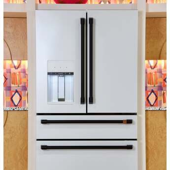 Cafe 36 Inch Smart Freestanding 4 Door French Door Refrigerator - Matte White — thumbnail 29