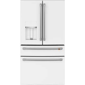 Cafe 36 Inch Smart Freestanding 4 Door French Door Refrigerator - Matte White — thumbnail 6