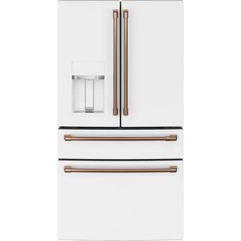 Cafe 36 Inch Smart Freestanding 4 Door French Door Refrigerator - Matte White — thumbnail 7