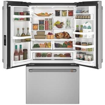 Cafe cwe23sp2ms1 matte collection series 36 inch counter depth french door refrigerator 2