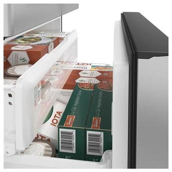 Cafe cwe23sp2ms1 matte collection series 36 inch counter depth french door refrigerator 9