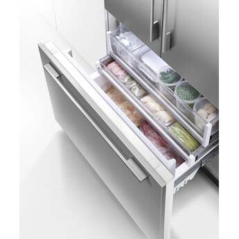 Fisher Paykel Professional 36" 16.8 cu ft Stainless Steel Built-In French Door Refrigerator - Energy Star — thumbnail 14
