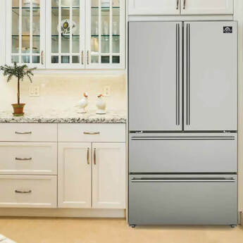 Forno 19.3 Cu. Ft. Counter Depth French Door Refrigerator — thumbnail 4