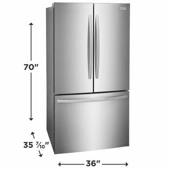 Frigidaire FRFS2823AS  36 Inch Stainless Steel French Door Refrigerator — thumbnail 7