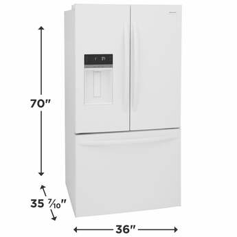 Frigidaire FRFS2823AW 36 Inch White French Door Refrigerator — thumbnail 9