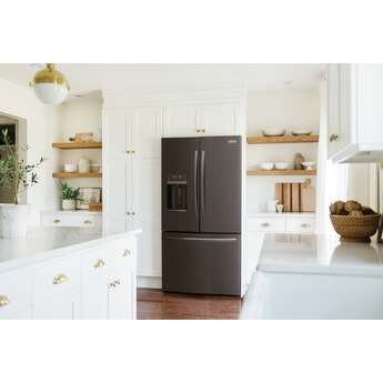 Frigidaire GRFC2353AD Gallery Series 36 Inch Black Stainless Steel Counter Depth French Door Refrigerator — thumbnail 11