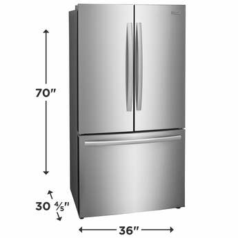 Frigidaire GRFG2353AF Gallery Series 36 Inch Stainless Steel Counter Depth French Door Refrigerator — thumbnail 3