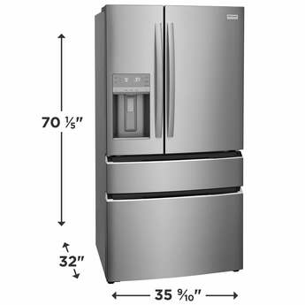 Frigidaire GRMC2273CF Gallery Series 36 Inch Counter Depth French Door Refrigerator — thumbnail 12