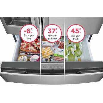 Frigidaire GRMG2272CF Gallery Series 36 Inch Counter Depth French Door Refrigerator — thumbnail 14