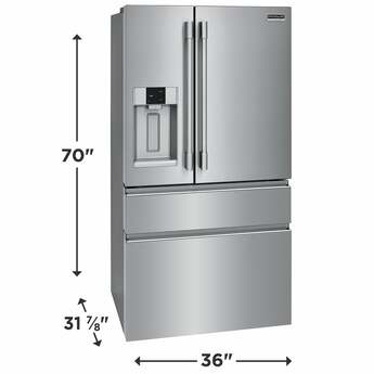 Frigidaire Professional PRMC2285AF 36 Inch Stainless Steel Counter Depth French — thumbnail 3