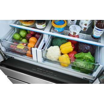 Frigidaire Professional 36 Inch 4-Door French Door Refrigerator With 21 Cu. Ft. Capacity: Stainless Steel — thumbnail 10
