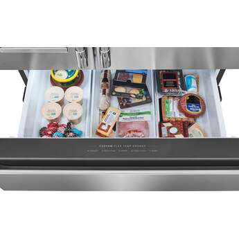 Frigidaire Professional 36 Inch 4-Door French Door Refrigerator With 21 Cu. Ft. Capacity: Stainless Steel — thumbnail 19