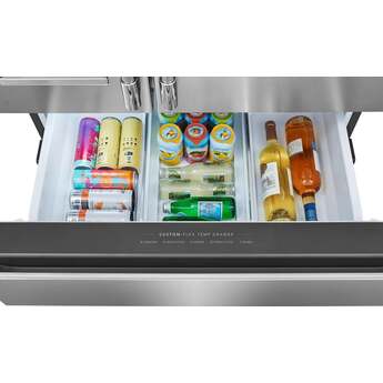 Frigidaire Professional 36 Inch 4-Door French Door Refrigerator With 21 Cu. Ft. Capacity: Stainless Steel — thumbnail 8