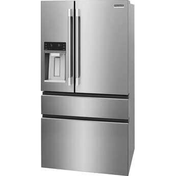 Frigidaire Professional 36 Inch 4-Door French Door Refrigerator With 21 Cu. Ft. Capacity: Stainless Steel — thumbnail 9
