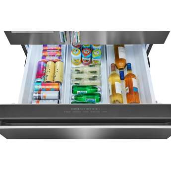 Frigidaire Professional 36 Inch 4-Door French Door Refrigerator With 21 Cu. Ft. Capacity: Stainless Steel — thumbnail 3
