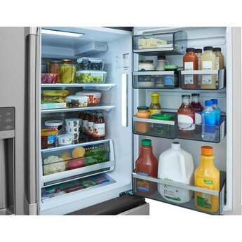 Frigidaire Professional 36 Inch 4-Door French Door Refrigerator With 21 Cu. Ft. Capacity: Stainless Steel — thumbnail 4