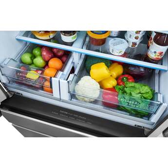 Frigidaire Professional 36 Inch 4-Door French Door Refrigerator With 21 Cu. Ft. Capacity: Stainless Steel — thumbnail 7