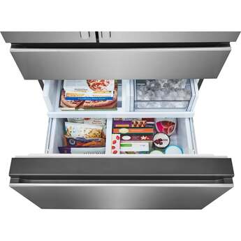 Frigidaire Professional 36 Inch 4-Door French Door Refrigerator With 21 Cu. Ft. Capacity: Stainless Steel — thumbnail 8