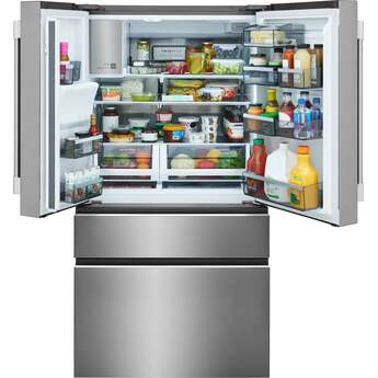 Frigidaire Professional 36 Inch 4-Door French Door Refrigerator With 21 Cu. Ft. Capacity: Stainless Steel — thumbnail 9