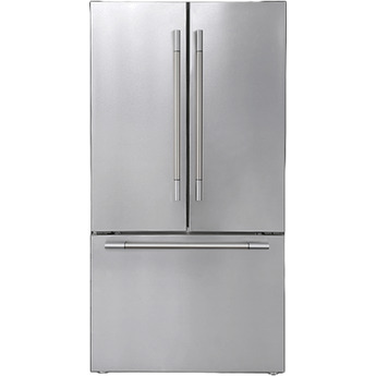 Fulgor Milano 36 Inch Sofia Series Freestanding Counter Depth French Door Refrigerator: STAINLESS STEEL