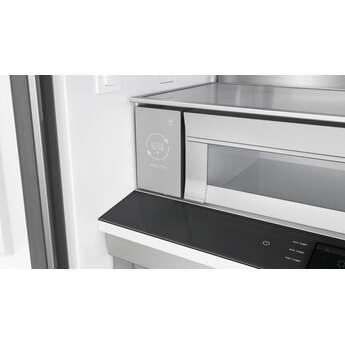 Fulgor Milano 36 Inch Sofia Series Freestanding Counter Depth French Door Refrigerator: STAINLESS STEEL — thumbnail 2