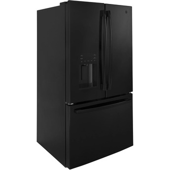 GE 36" 25.6 cu.ft. Black French Door Refrigerator - Energy Star — thumbnail 12