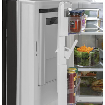 GE 36" 25.6 cu.ft. White French Door Refrigerator - Energy Star — thumbnail 7