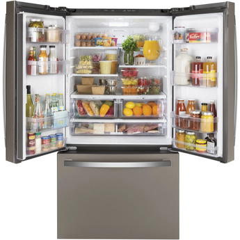GE 36" 27.0 cu. ft. Slate French Door Refrigerator with Internal Water Dispenser - Energy Star — thumbnail 11