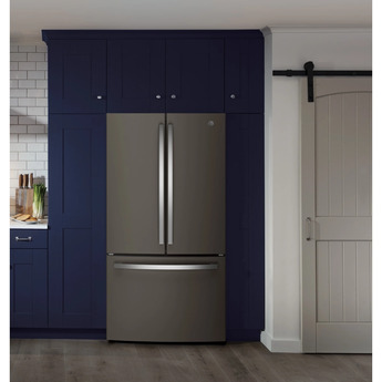 GE 36" 27.0 cu. ft. Slate French Door Refrigerator with Internal Water Dispenser - Energy Star — thumbnail 3