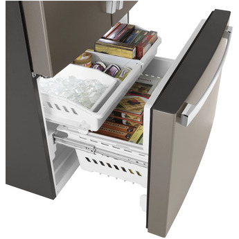 GE 36" 27.0 cu. ft. Slate French Door Refrigerator with Internal Water Dispenser - Energy Star — thumbnail 5