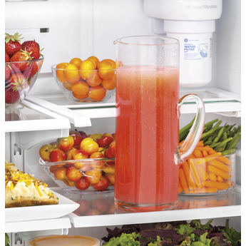 GE 33" 17.5 cu. ft. Slate Counter Depth French Door Refrigerator - Energy Star — thumbnail 3