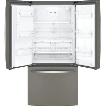 GE 33" 17.5 cu. ft. Slate Counter Depth French Door Refrigerator - Energy Star — thumbnail 4
