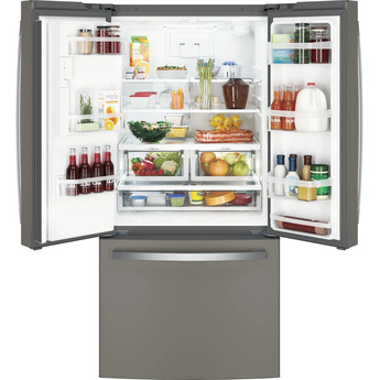 GE 33" 17.5 cu. ft. Slate Counter Depth French Door Refrigerator - Energy Star — thumbnail 7
