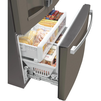 GE 36" 22.2 cu.ft. Slate Counter Depth French Door Refrigerator - Energy Star — thumbnail 2