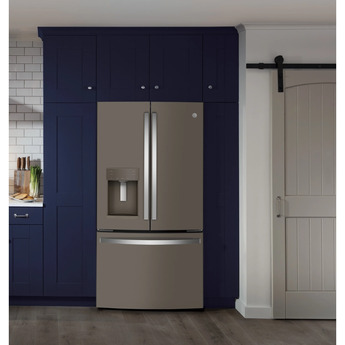 GE 36" 22.2 cu.ft. Slate Counter Depth French Door Refrigerator - Energy Star — thumbnail 8