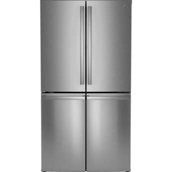 36 Inch Standard Depth 28.0 Cu. Ft. 4 Door French Door Refrigerator With Internal Dispenser And Energy Star Qualified: Stainless Steel