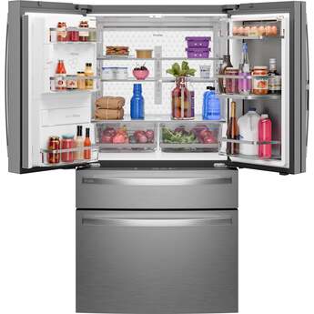 GE Profile Series 36 Inch Refrigerator With Electronic Controls, Stainless Steel Interior Accents, LED Lighting, Glass Shelving, Energy Star Rating And Wifi: Fingerprint Resistant Stainless Steel — thumbnail 29