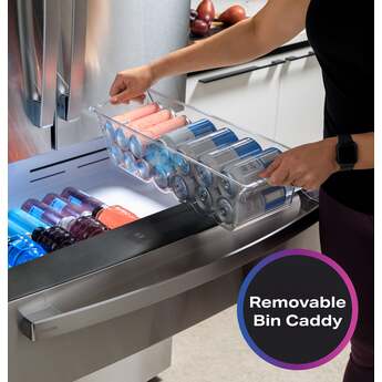 GE Profile Series 36 Inch Refrigerator With Electronic Controls, Stainless Steel Interior Accents, LED Lighting, Glass Shelving, Energy Star Rating And Wifi: Fingerprint Resistant Stainless Steel — thumbnail 38