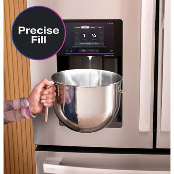 GE Profile Series 36 Inch Refrigerator With Electronic Controls, Stainless Steel Interior Accents, LED Lighting, Glass Shelving, Energy Star Rating And Wifi: Fingerprint Resistant Stainless Steel — thumbnail 9