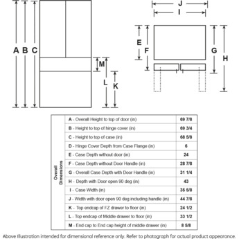 GE Profile Counter Depth French Door Refrigerator, in Fingerprint Resistant Stainless Steel — thumbnail 17
