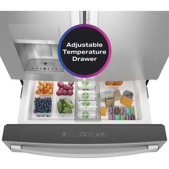 GE Profile Counter Depth French Door Refrigerator, in Fingerprint Resistant Stainless Steel — thumbnail 32