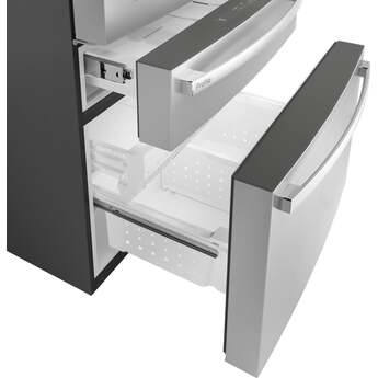 GE Profile Series 36 inch 22 Cu. Ft. Counter Depth Refrigerator With Electronic Controls, LED Lighting, Glass Shelves, Energy Star Rating And Wifi: Fingerprint Resistant Stainless Steel — thumbnail 13
