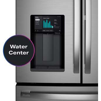 GE Profile Series 36 inch 22 Cu. Ft. Counter Depth Refrigerator With Electronic Controls, LED Lighting, Glass Shelves, Energy Star Rating And Wifi: Fingerprint Resistant Stainless Steel — thumbnail 14