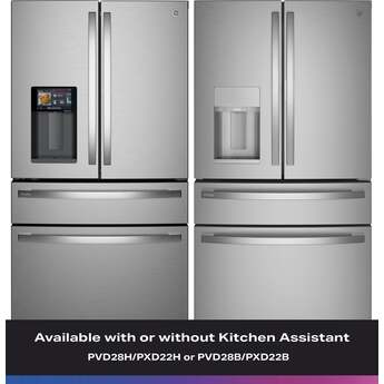 GE Profile Series 36 inch 22 Cu. Ft. Counter Depth Refrigerator With Electronic Controls, LED Lighting, Glass Shelves, Energy Star Rating And Wifi: Fingerprint Resistant Stainless Steel — thumbnail 17