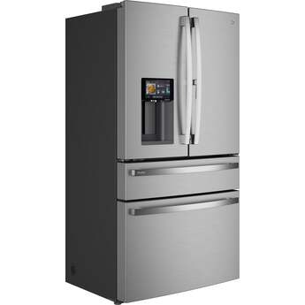 GE Profile Series 36 inch 22 Cu. Ft. Counter Depth Refrigerator With Electronic Controls, LED Lighting, Glass Shelves, Energy Star Rating And Wifi: Fingerprint Resistant Stainless Steel — thumbnail 26