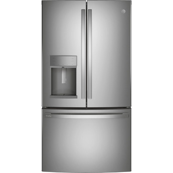 GE Profile 36" 22.1 cu.ft. Fingerprint Resistant Stainless Steel Counter Depth French Door Refrigerator with AutoFill - Energy Star