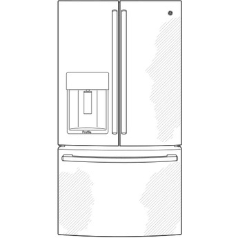 GE Profile 36" 22.1 cu.ft. Fingerprint Resistant Stainless Steel Counter Depth French Door Refrigerator with AutoFill - Energy Star — thumbnail 19